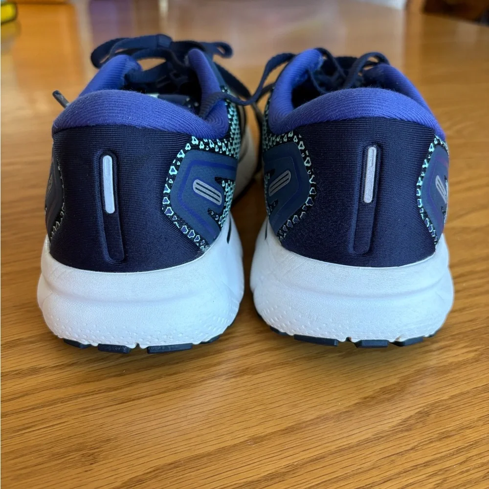 Brooks Ghost 14 Navy and Bright Blue Women’s Size 8.5 Running Shoes - Picture 7 of 10